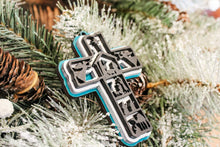 Load image into Gallery viewer, Nativity Story Cross Ornament
