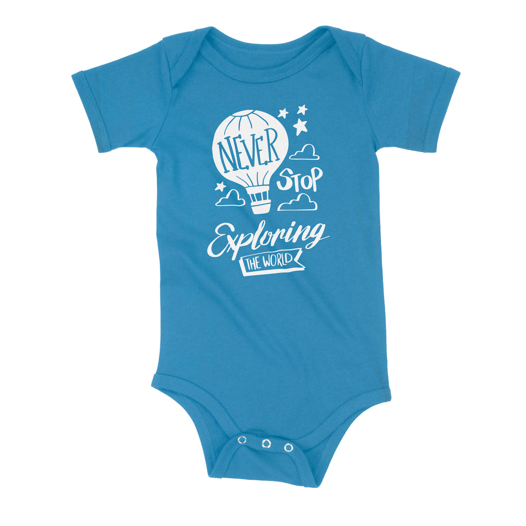 Never Stop Exploring Onesie