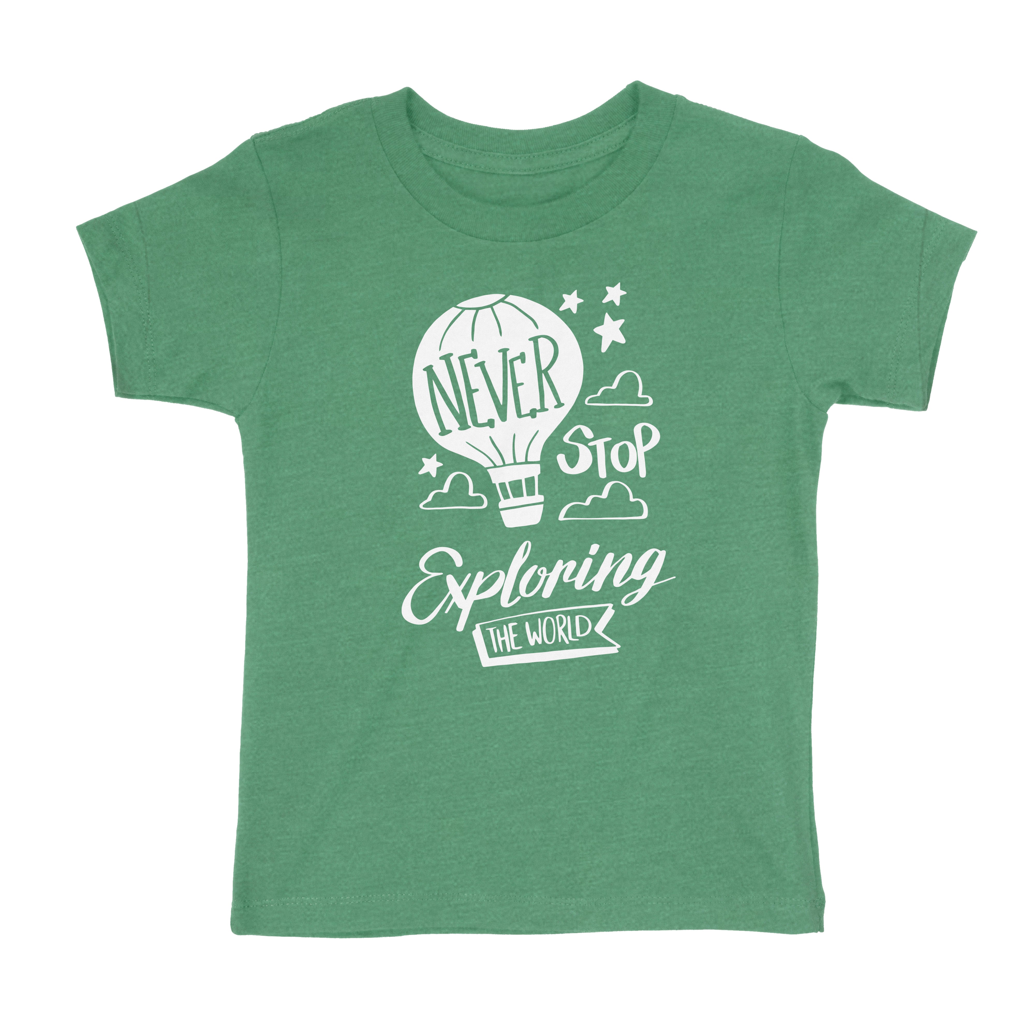 Never stop exploring t shirt clearance