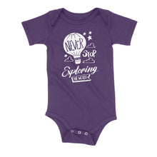 Load image into Gallery viewer, Never Stop Exploring Onesie
