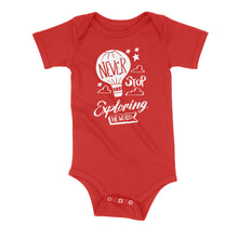 Load image into Gallery viewer, Never Stop Exploring Onesie
