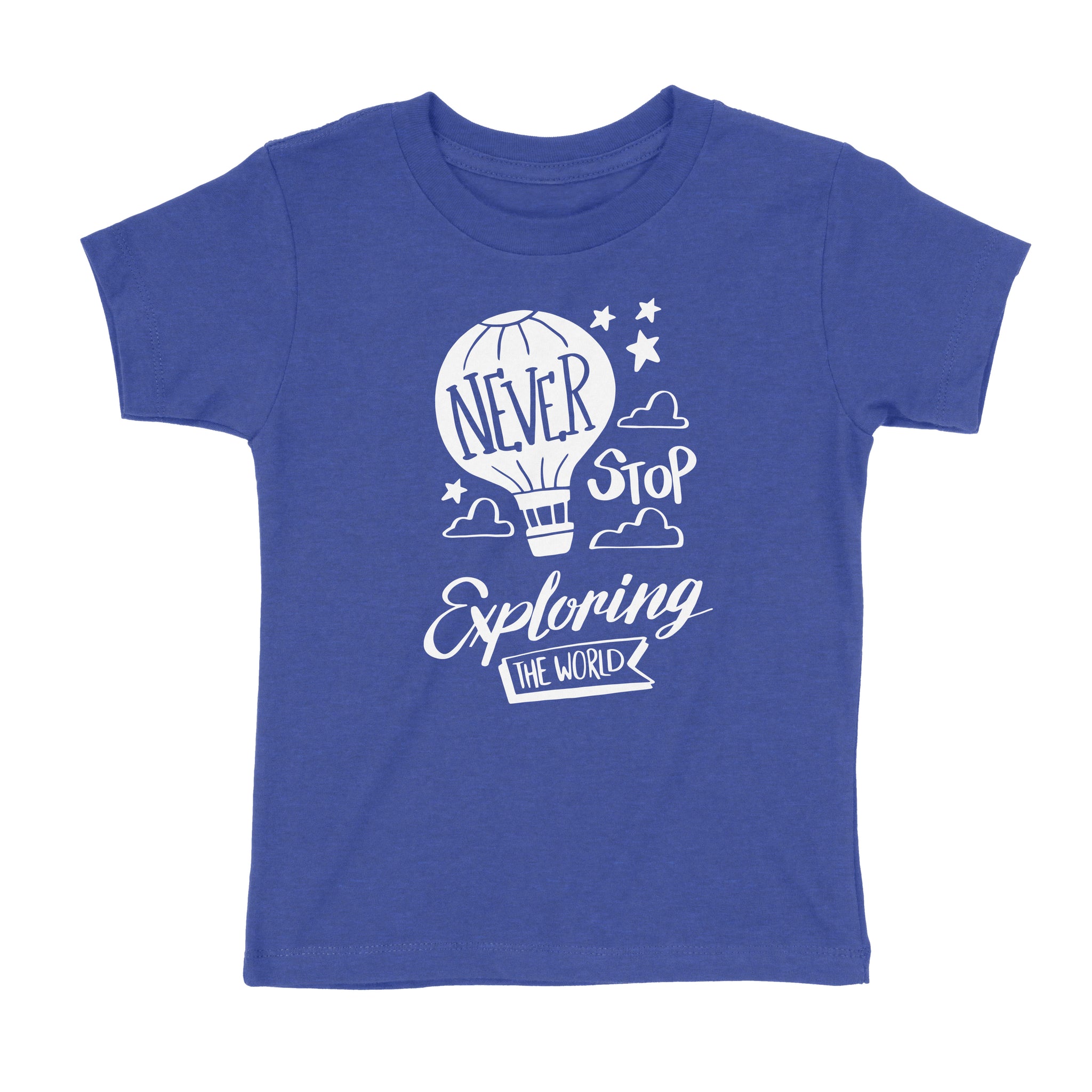 Never stop exploring shirt top