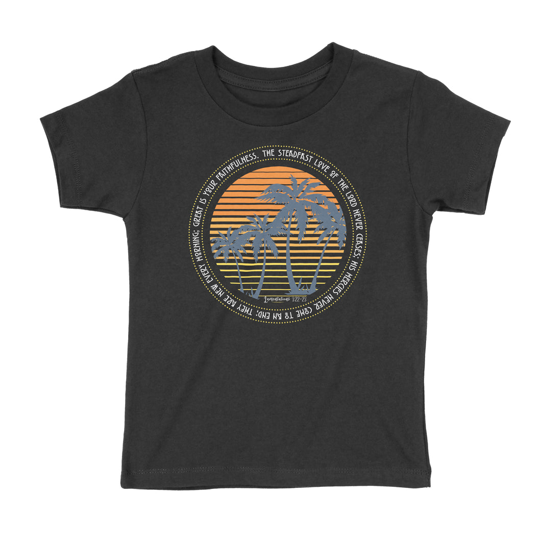 New Every Morning Orange Sunrise Kids' T-Shirt