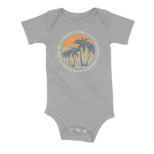 New Every Morning Orange Sunrise Onesie