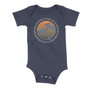 New Every Morning Orange Sunrise Onesie