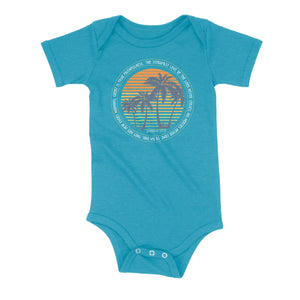 New Every Morning Orange Sunrise Onesie
