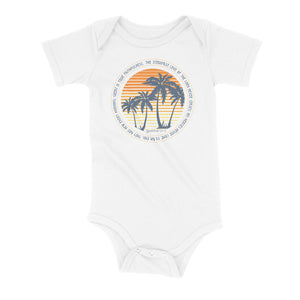 New Every Morning Orange Sunrise Onesie