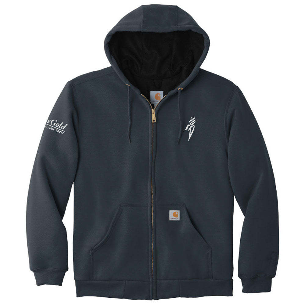 Plains Gold Carhartt® Rain Defender® Paxton Heavyweight Hooded Zip-Front Sweatshirt