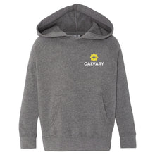 Load image into Gallery viewer, Calvary Toddler &amp; Youth Hooded Sweatshirt (Left Chest)
