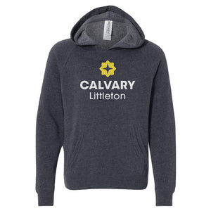 Calvary Littleton Toddler & Youth Hooded Sweatshirt (Full Front)
