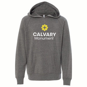 Calvary Monument Toddler & Youth Hooded Sweatshirt (Full Front)