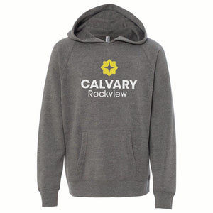 Calvary Rockview Toddler & Youth Hooded Sweatshirt (Full Front)