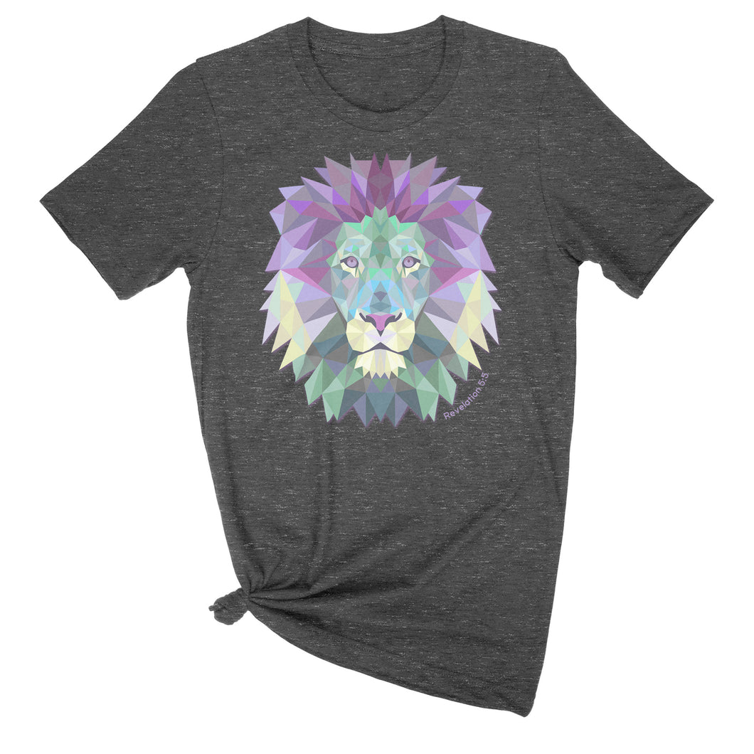 Geometric Lion, Revelation 5:5 Ladies' T-Shirt