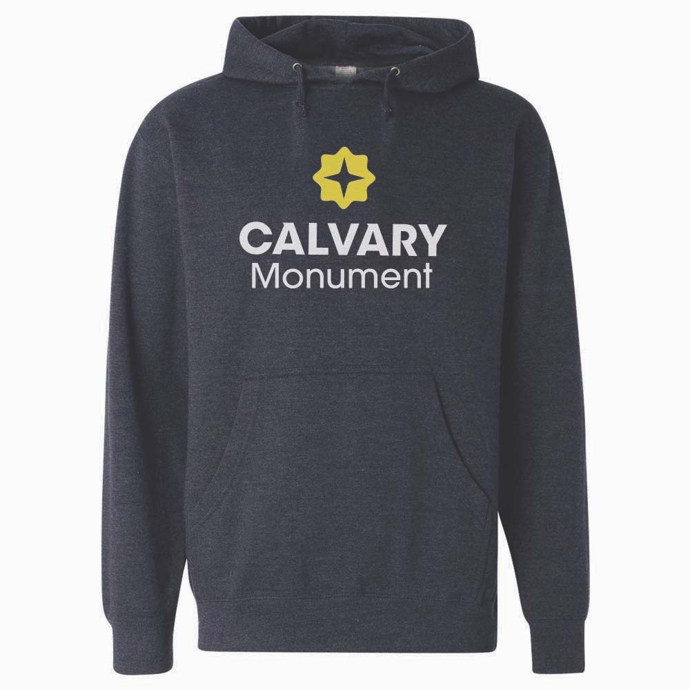 Calvary Monument Adult Hooded Sweatshirt (Full Front)