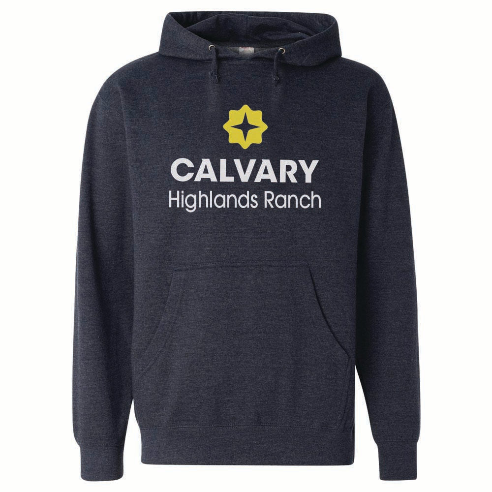 Calvary Highlands Ranch Adult Hooded Sweatshirt (Full Front)