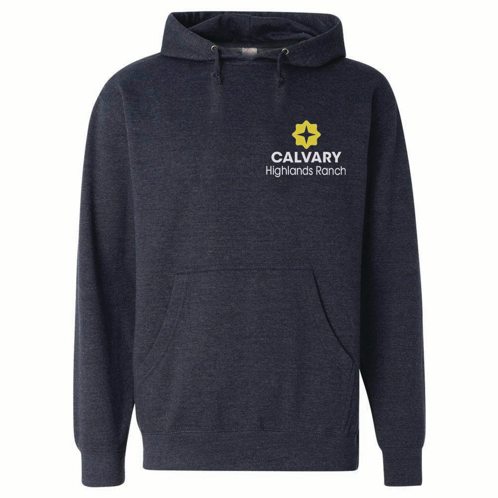 Calvary Highlands Ranch Adult Hooded Sweatshirt (Left Chest)