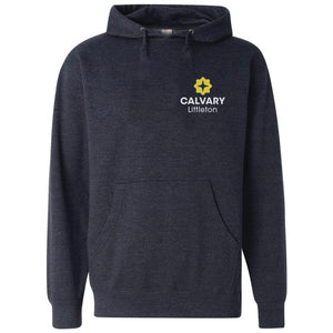 Calvary Littleton Adult Hooded Sweatshirt (Left Chest)