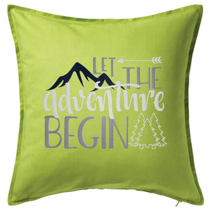 Let the Adventure Begin Pillow