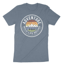 Load image into Gallery viewer, Wild Life Begins Men&#39;s T-shirt
