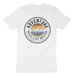 Wild Life Begins Men's T-shirt