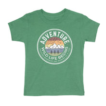 Load image into Gallery viewer, Wild Life Begins Orange Sunset Kids&#39; T-Shirt
