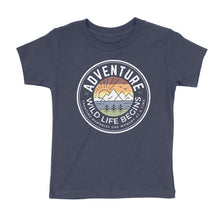 Load image into Gallery viewer, Wild Life Begins Orange Sunset Kids&#39; T-Shirt

