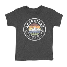 Load image into Gallery viewer, Wild Life Begins Orange Sunset Kids&#39; T-Shirt
