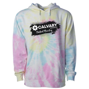Calvary Severance Student Ministry Tie-Dyed Hooded Sweatshirt