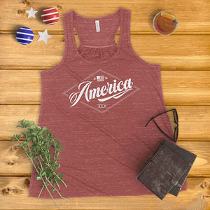 America Diamond Ladies' Tank Top