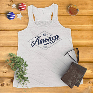 America Diamond Ladies' Tank Top