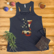 Load image into Gallery viewer, 1776 Vintage American Flag Ladies&#39; Tank Top
