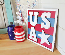 Load image into Gallery viewer, DIY 3D USA Shiplap Sign Kit
