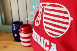 Merica Flag Aviator Sunglasses Pillow