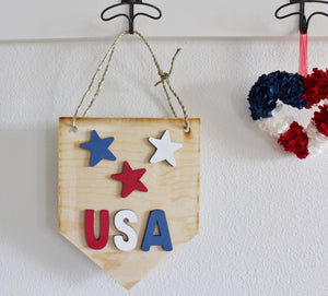 DIY 3D Star Pendant Sign