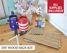 Load image into Gallery viewer, DIY 3D American Flag Sign
