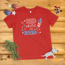 Load image into Gallery viewer, Red, White &amp; Boom Kids&#39; T-Shirt
